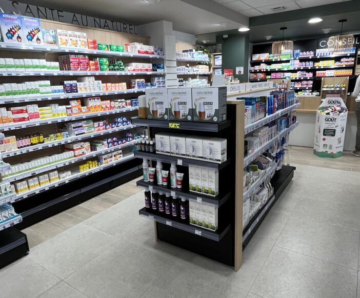 Agencement pharmacie – Cartoux | Jean Rolland