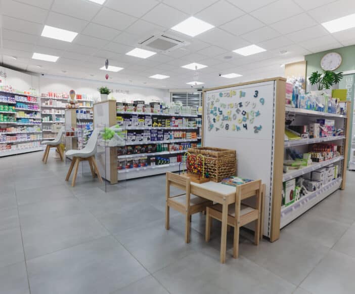Agencement pharmacie – Cicorelli | Jean Rolland