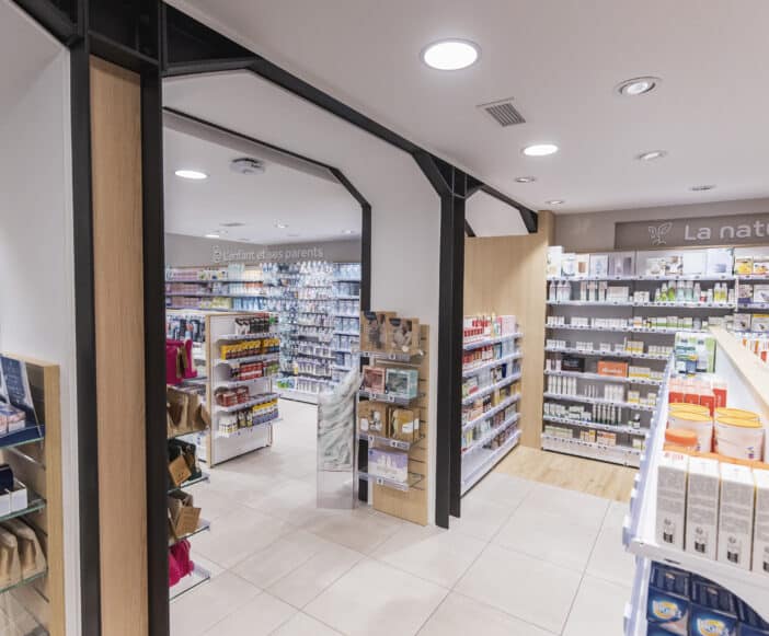 Agencement pharmacie – Gsell & Pellat | Jean Rolland