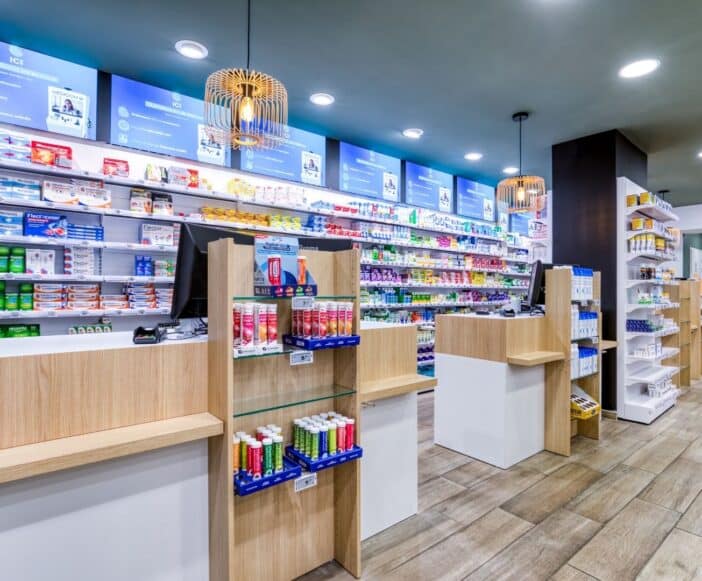 Agencement pharmacie – Grande Pharmacie des Halles | Jean Rolland