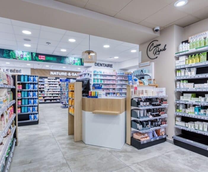 Agencement pharmacie – Grande Pharmacie des Halles | Jean Rolland