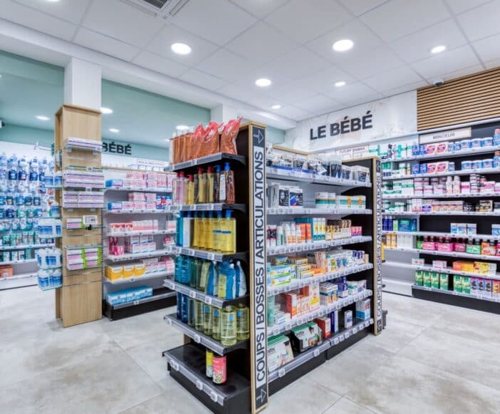 Agencement pharmacie – Grande Pharmacie des Halles | Jean Rolland