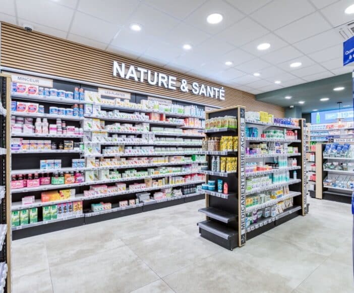 Agencement pharmacie – Grande Pharmacie des Halles | Jean Rolland